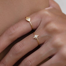 Load image into Gallery viewer, Dainty Star CZ Ring