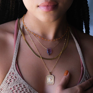 Opal Beam Necklace