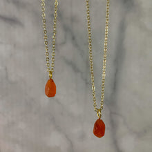 Load image into Gallery viewer, Carnelian | Raw Dainty Necklace