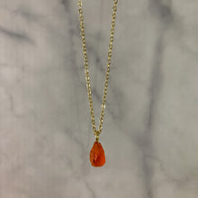 Load image into Gallery viewer, Carnelian // Raw Dainty Necklace