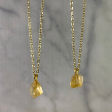 Load image into Gallery viewer, Citrine // Raw Dainty Necklace