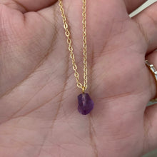 Load image into Gallery viewer, Amethyst | Raw Dainty Necklace
