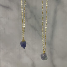 Load image into Gallery viewer, Tanzanite // Raw Dainty Necklace