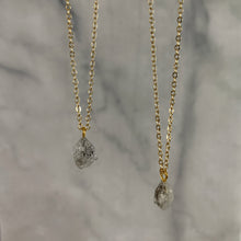 Load image into Gallery viewer, Herkimer Diamond | Raw Dainty Necklace