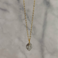 Load image into Gallery viewer, Herkimer Diamond // Raw Dainty Necklace
