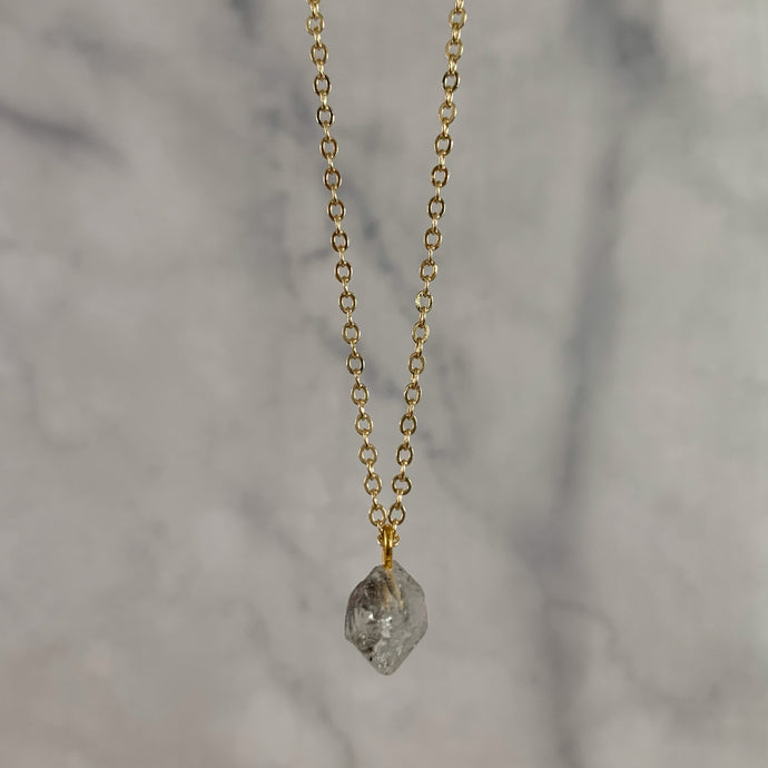 Herkimer Diamond | Raw Dainty Necklace