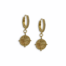 Load image into Gallery viewer, Bahiti Coin Earrings
