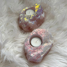 Load image into Gallery viewer, Aura Rose Quartz | Tealight Candle Holder