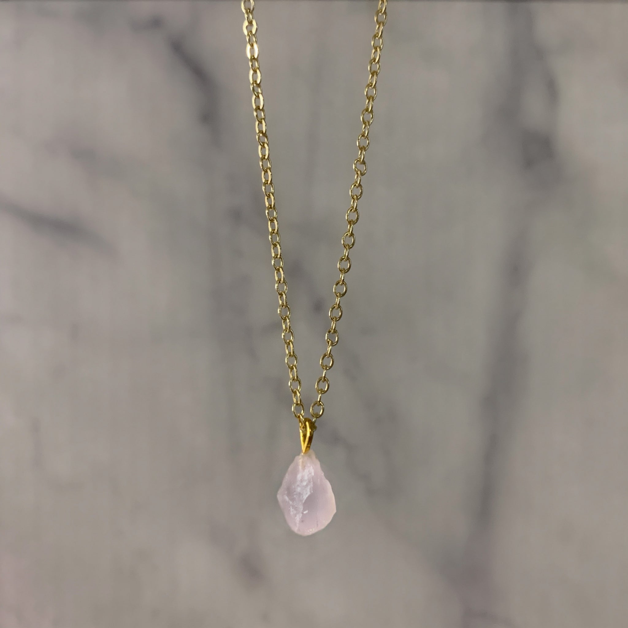 Rose Quartz Necklace - By Your Side – Moon Magic
