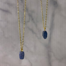 Load image into Gallery viewer, Sapphire | Raw Dainty Necklace
