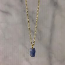 Load image into Gallery viewer, Sapphire | Raw Dainty Necklace