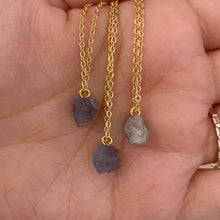 Load image into Gallery viewer, Tanzanite // Raw Dainty Necklace